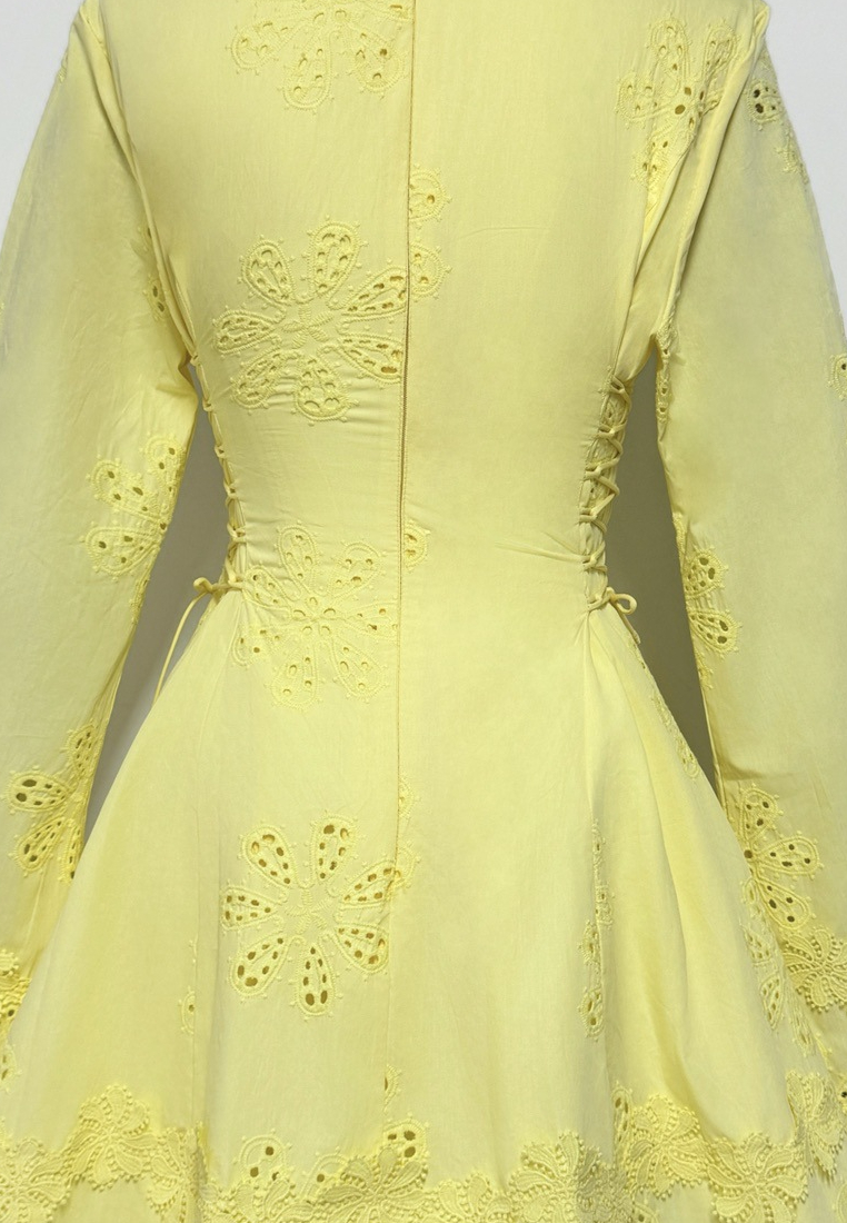 New French light luxury elegant embroidered dress CA25091455W