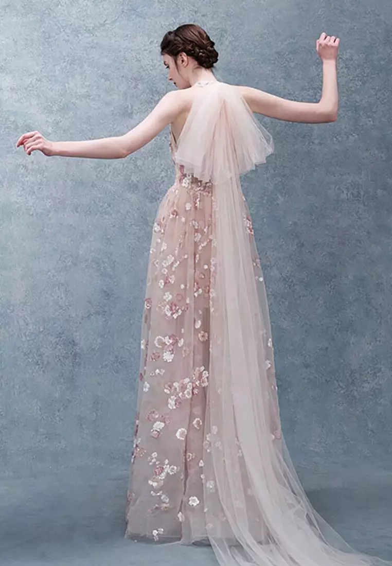 Fashion sequin light luxury embroidered dress CA24102536PI