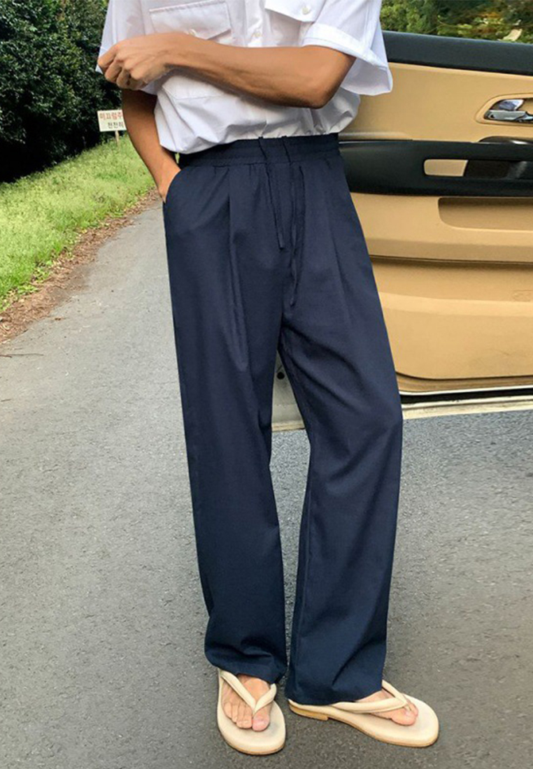 Men's summer loose straight casual pants CA24051456