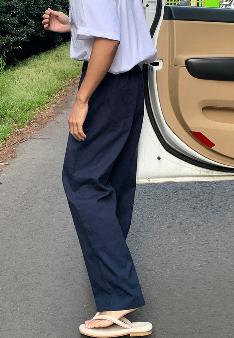 Men's summer loose straight casual pants CA24051456