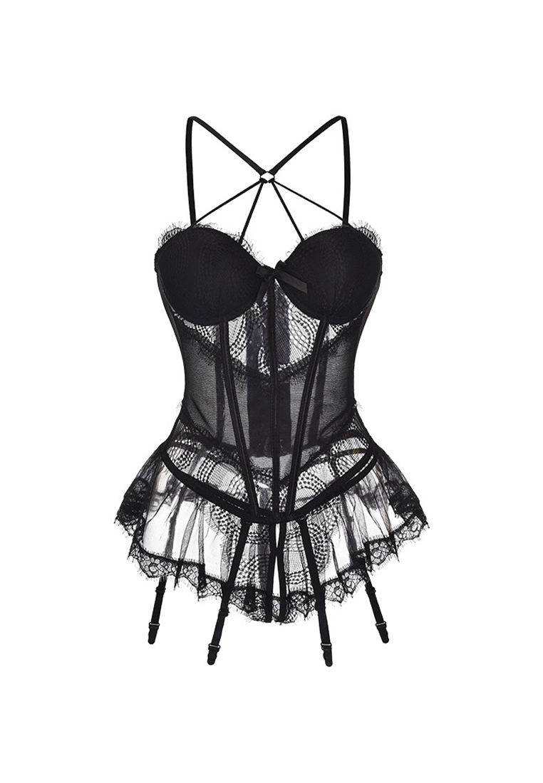 Lace sexy pajama set A010456