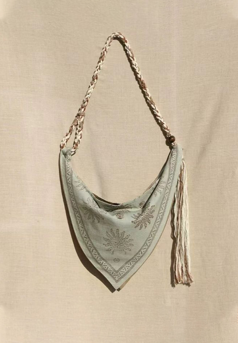 New Linen Ethnic Style Crossbody Tote Bag CA25061756BE