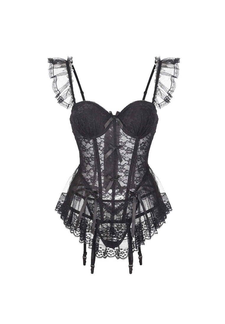 Lace sexy pajama set A010457