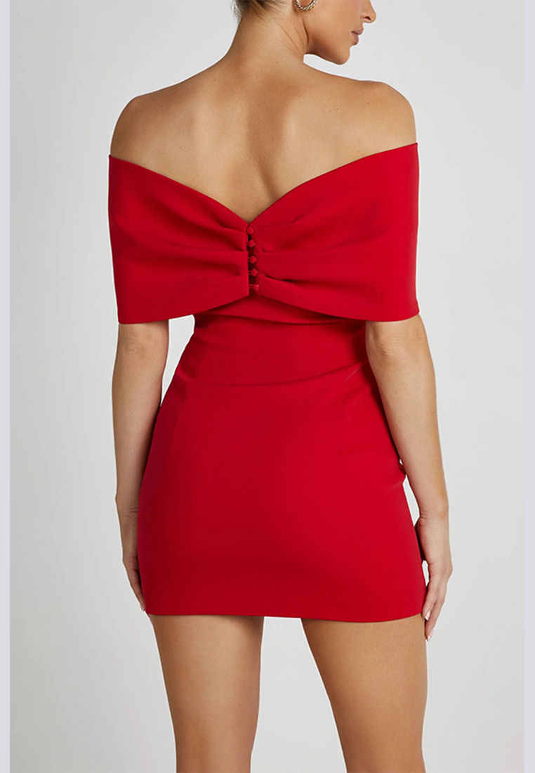 New sexy one neck casual dress CA25042257RD