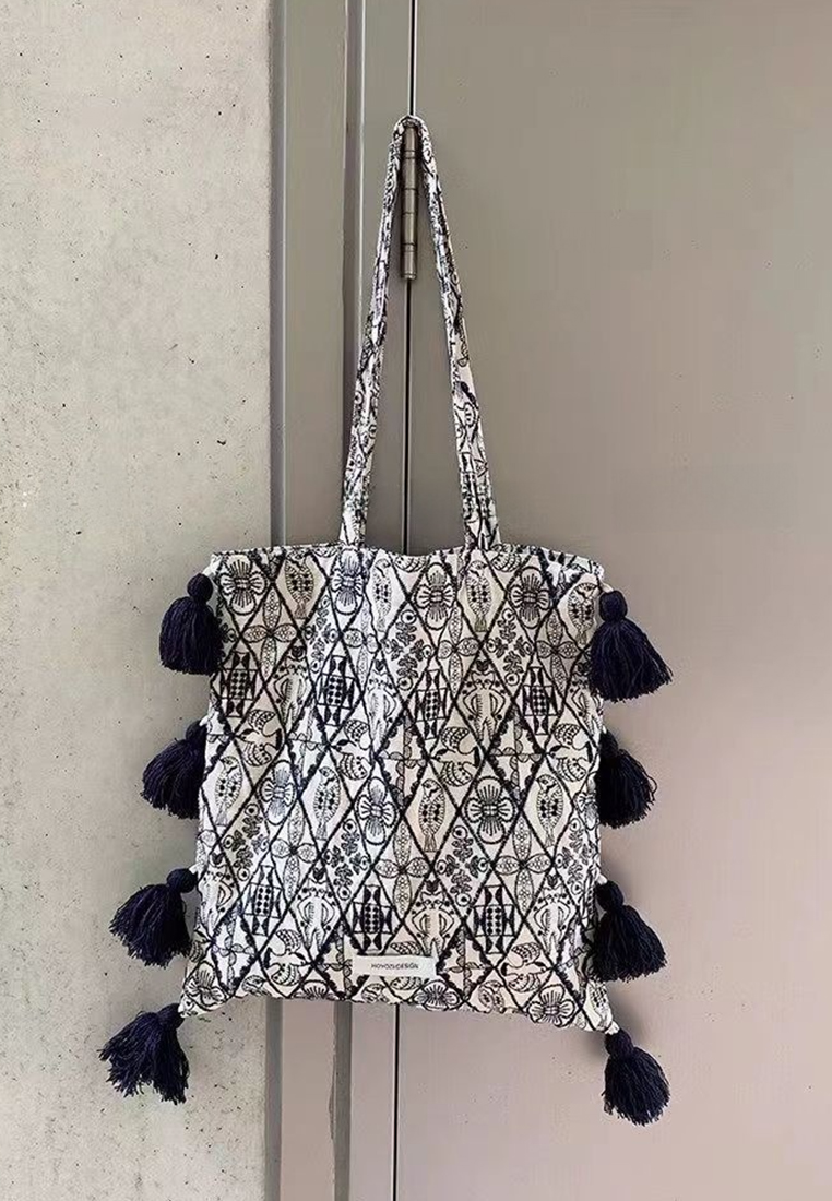 New Large-Capacity Single Shoulder Canvas Bag CA25061758BL