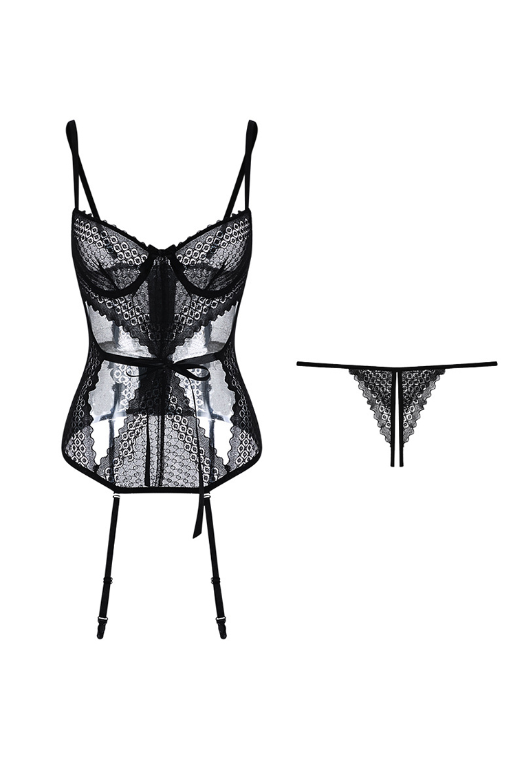 Lace sexy pajama set A010459