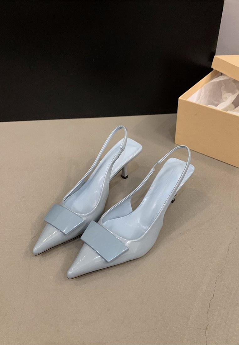 New French style capped toe high heels CA25021341BL