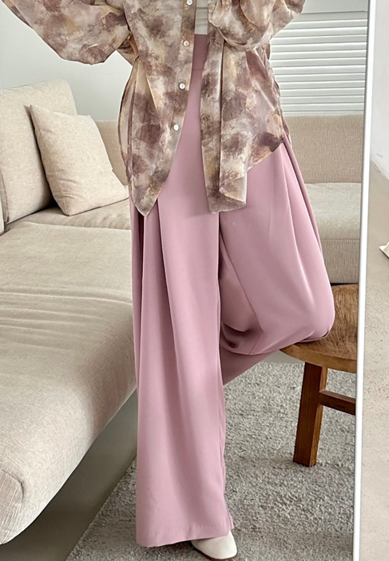 Chic spring lace-up casual suit pants CA25021318PI