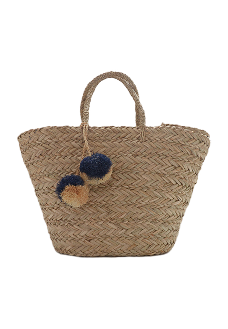 New Women's Raffia Ball Hand-woven BagCA24061706