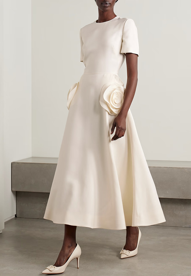 New fashionable round neck patchwork dress CA242111906W