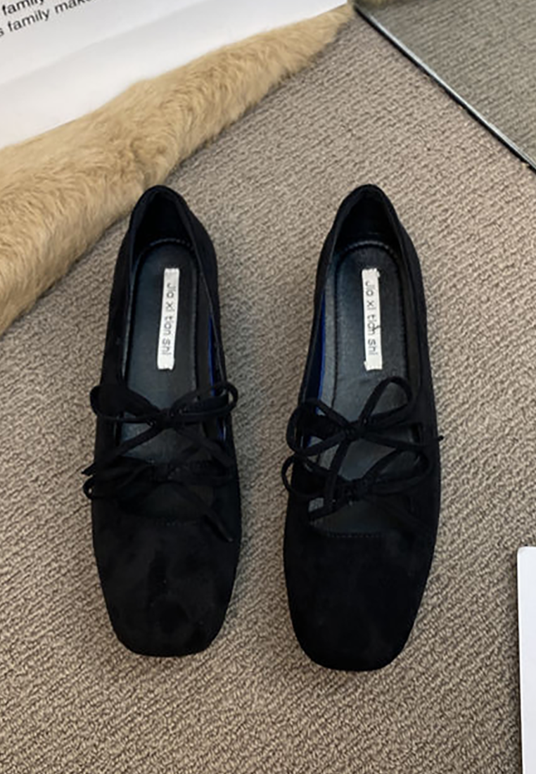 Vintage Double Bow Mary Jane Shoes CA25090206RD