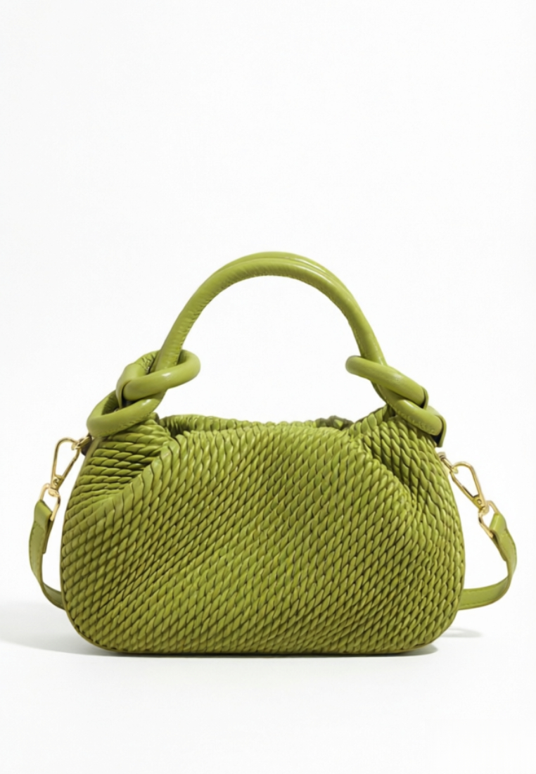 Retro Style Woven PU Leather Crossbody Bag K26051904