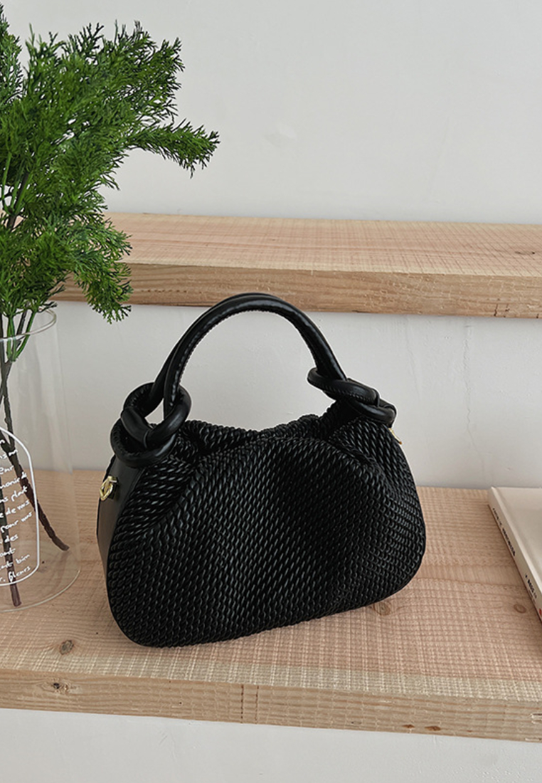Retro Style Woven PU Leather Crossbody Bag K26051904