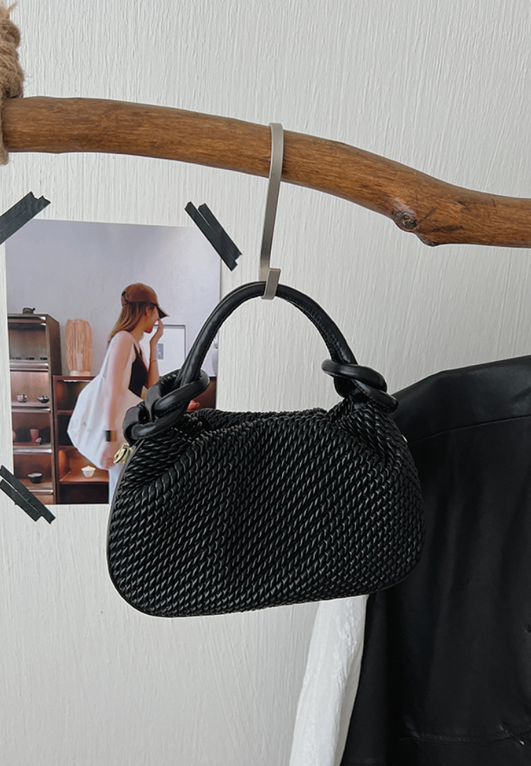 Retro Style Woven PU Leather Crossbody Bag K26051904