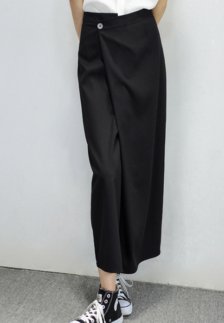 Fashionable elegant irregular solid color skirt CA101906