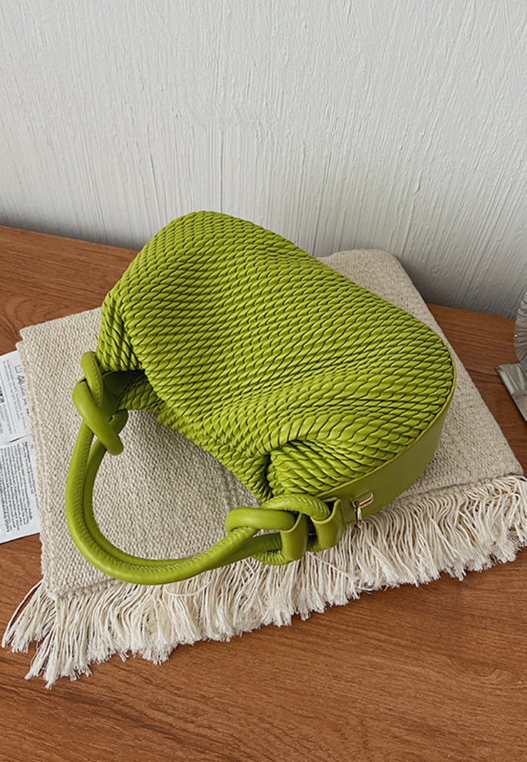 Retro Style Woven PU Leather Crossbody Bag K26051904