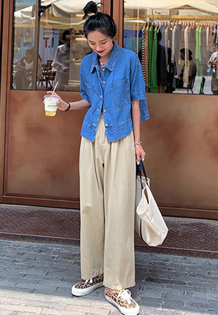 2024 Summer Workwear Loose Pants Large CA24031906W