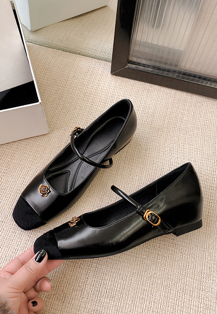 New height-enhancing Mary Jane shoes with one-piece buckle CA25051604BW