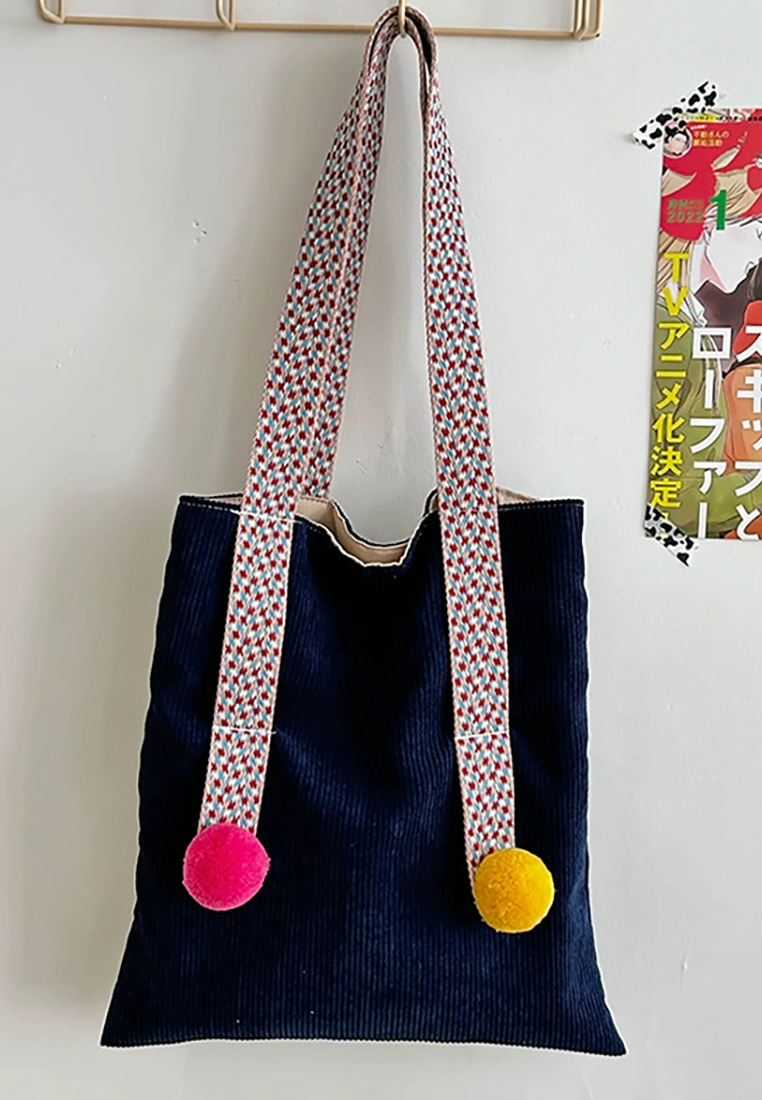 Original corduroy vintage cute handbag CA25030306BL