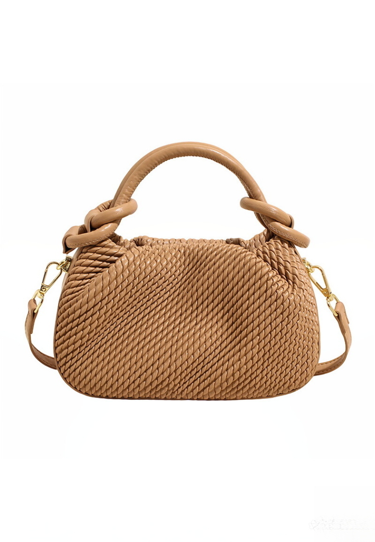Retro Style Woven PU Leather Crossbody Bag K26051904
