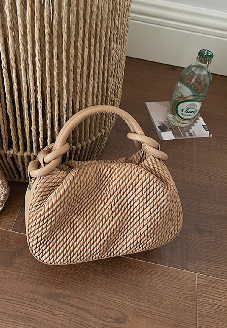 Retro Style Woven PU Leather Crossbody Bag K26051904