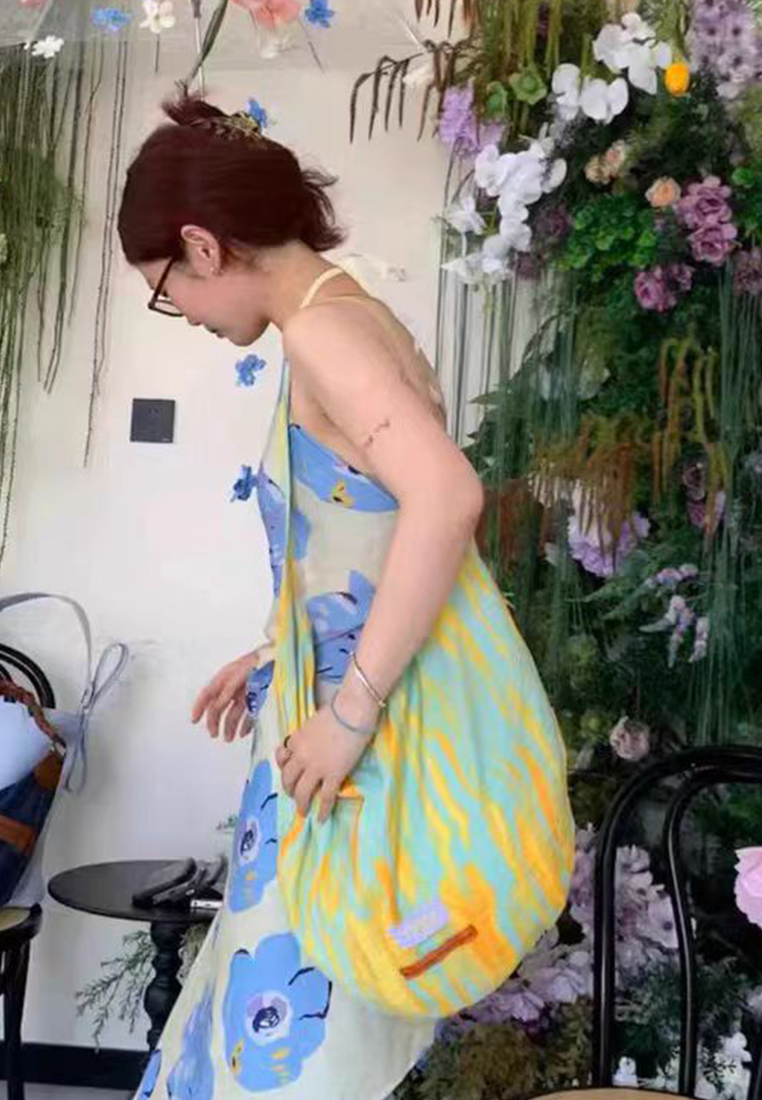 Fresh Mint Mambo Crossbody Dumpling Bag CA25061760GR