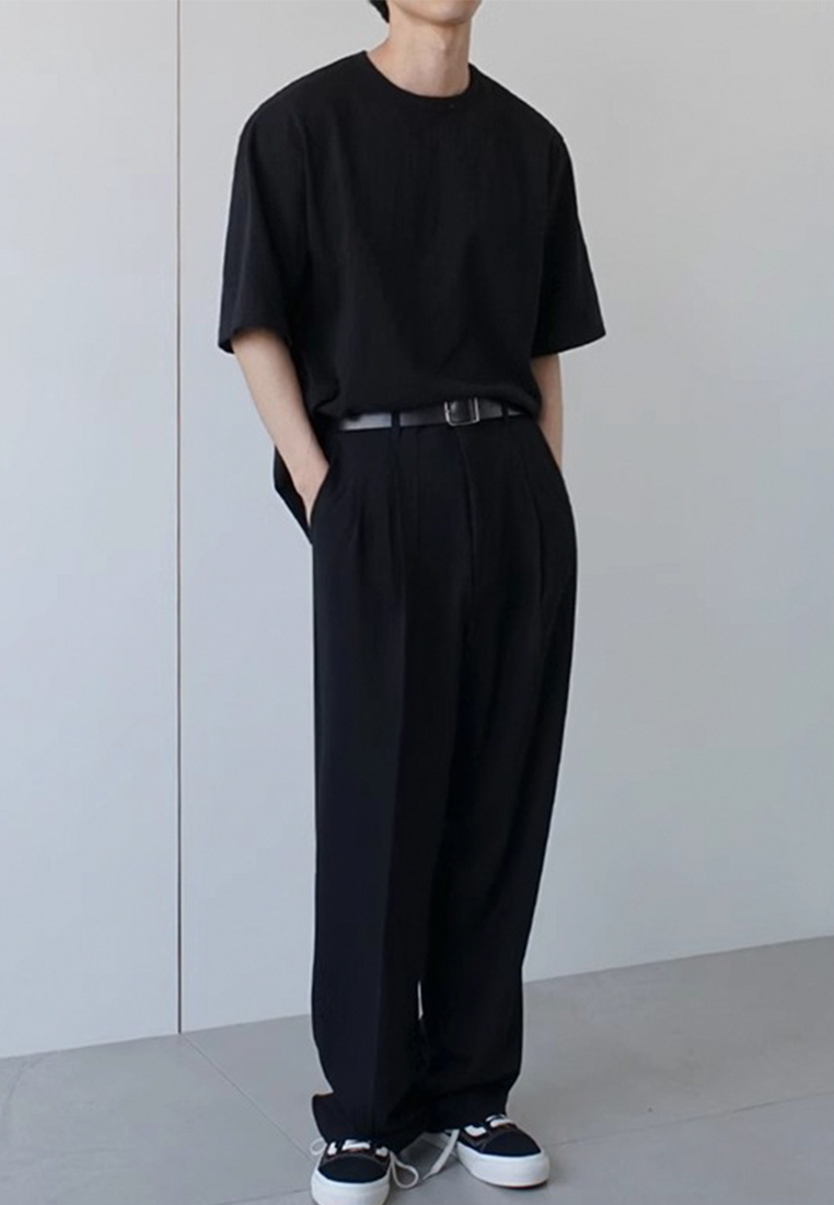 Men's Korean loose short-sleeved T-shirt CA25052360W