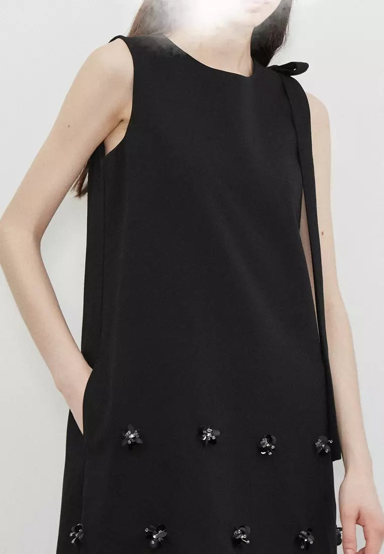 2024 Summer Elegant Round Neck Sleeveless Floating Strap Dress K052904YE