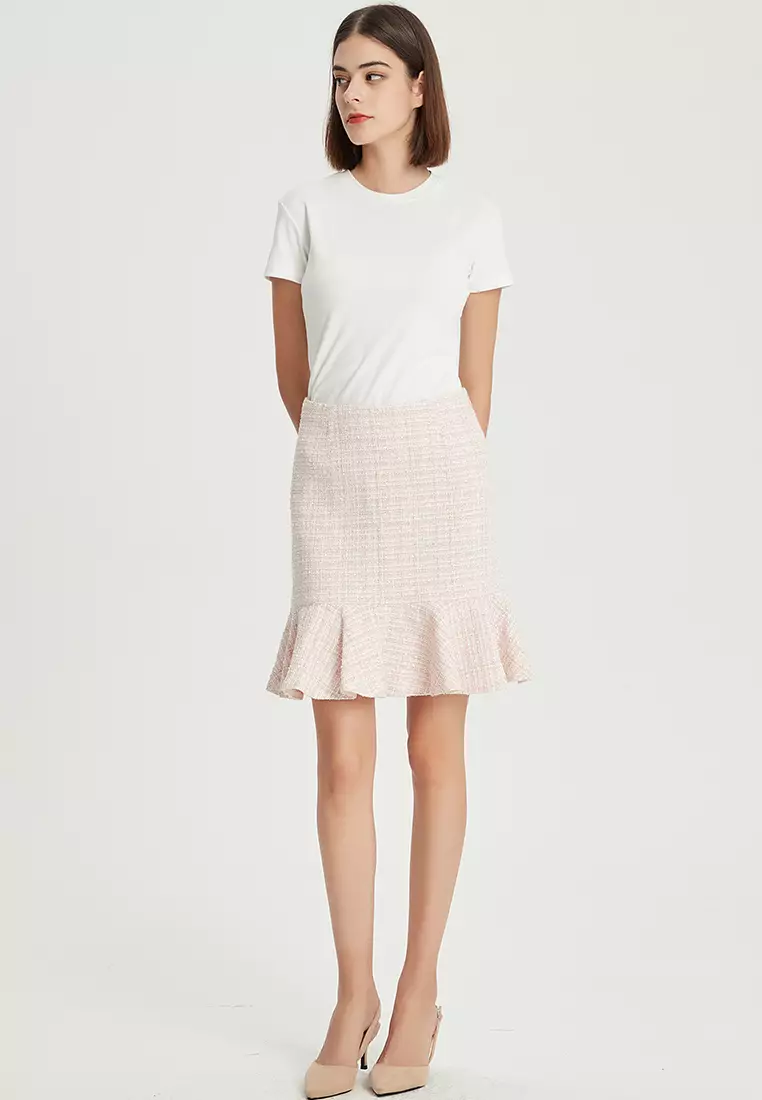 Exquisite Embroidered Cotton Skirt B22060110PI