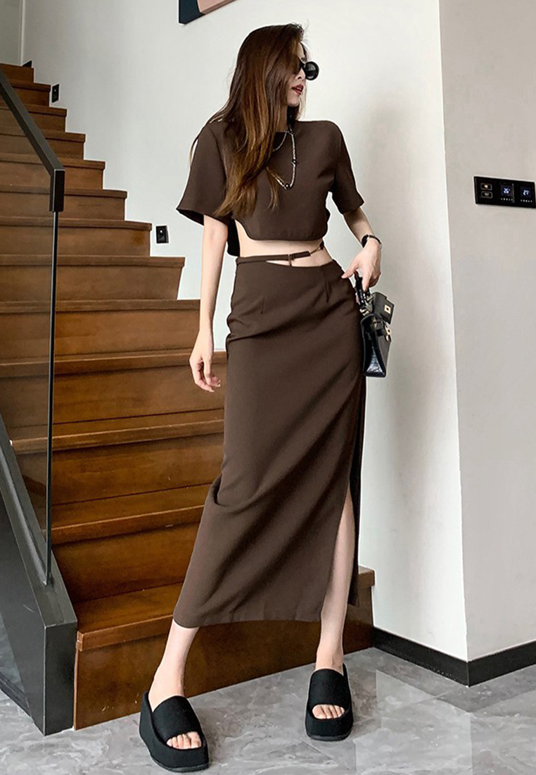 2023 Japanese-Korean Style Niche Chic Casual Set Dress CA061361BW