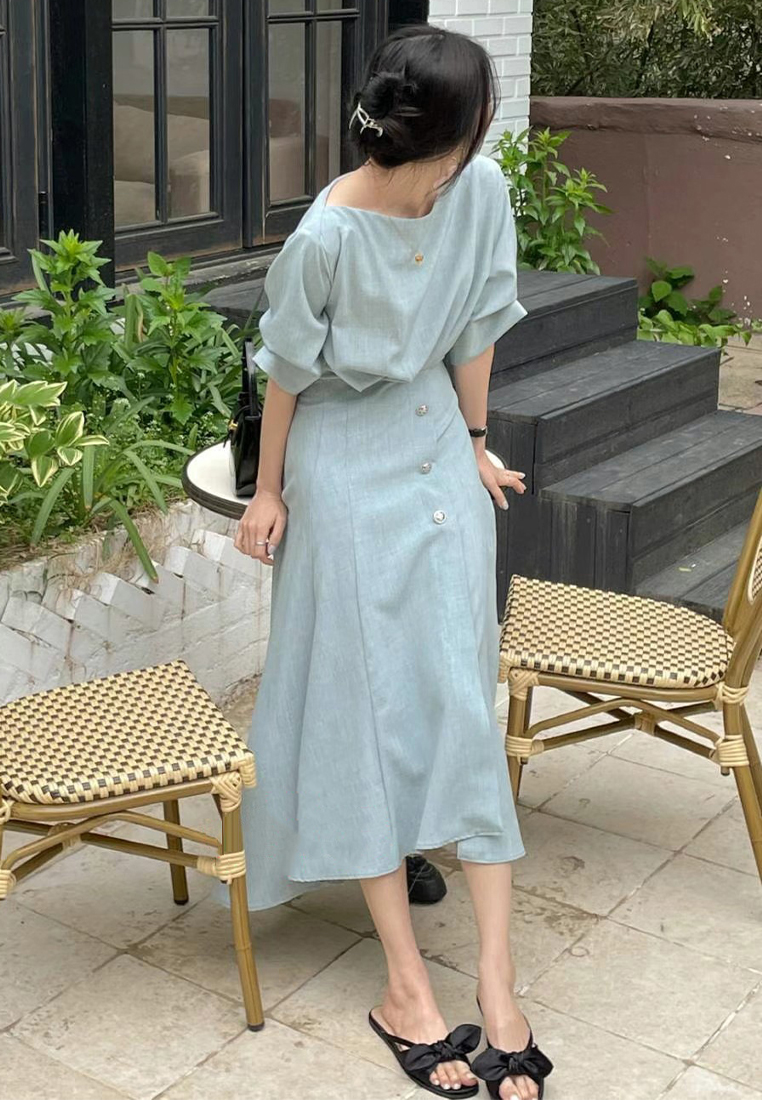Summer New Arrivals Elegant Loose Dress CA25060361BL