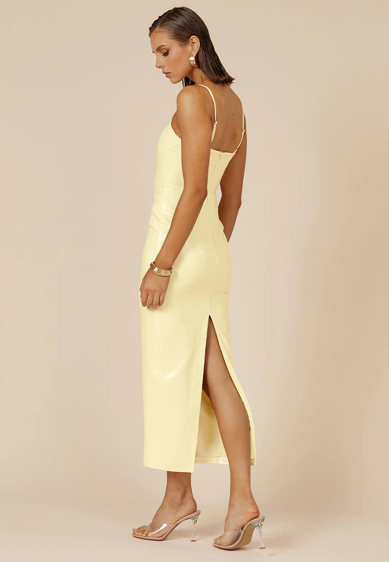 New suspender sequin printed dress CA25042261BE