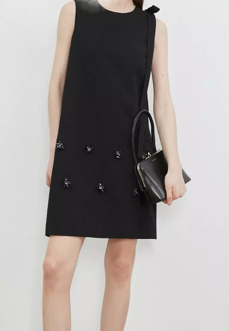 2024 Summer Elegant Round Neck Sleeveless Floating Strap Dress K052904YE