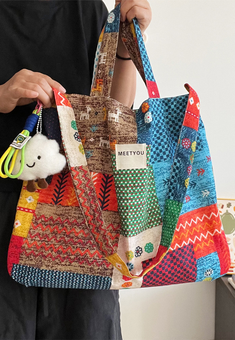 New Spring/Summer Ethnic Style Large-Capacity Crossbody Bag CA25061764MT