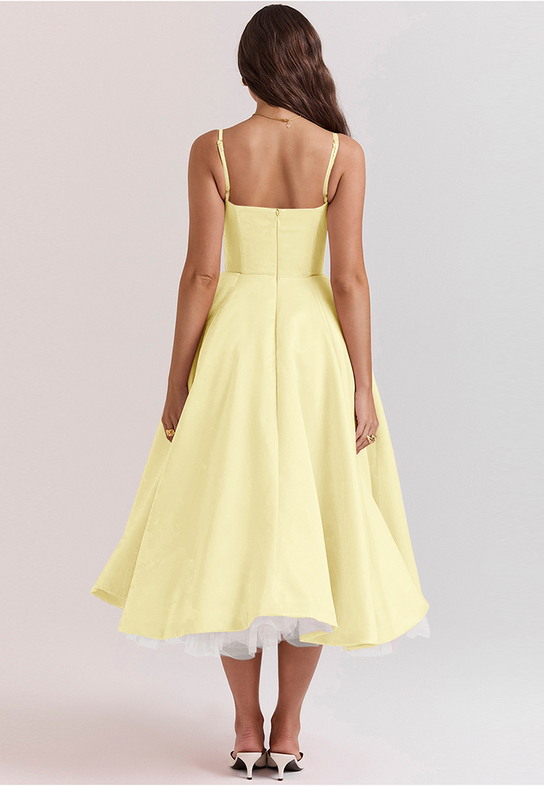 French mesh double-layer suspender dress CA25042264RDF