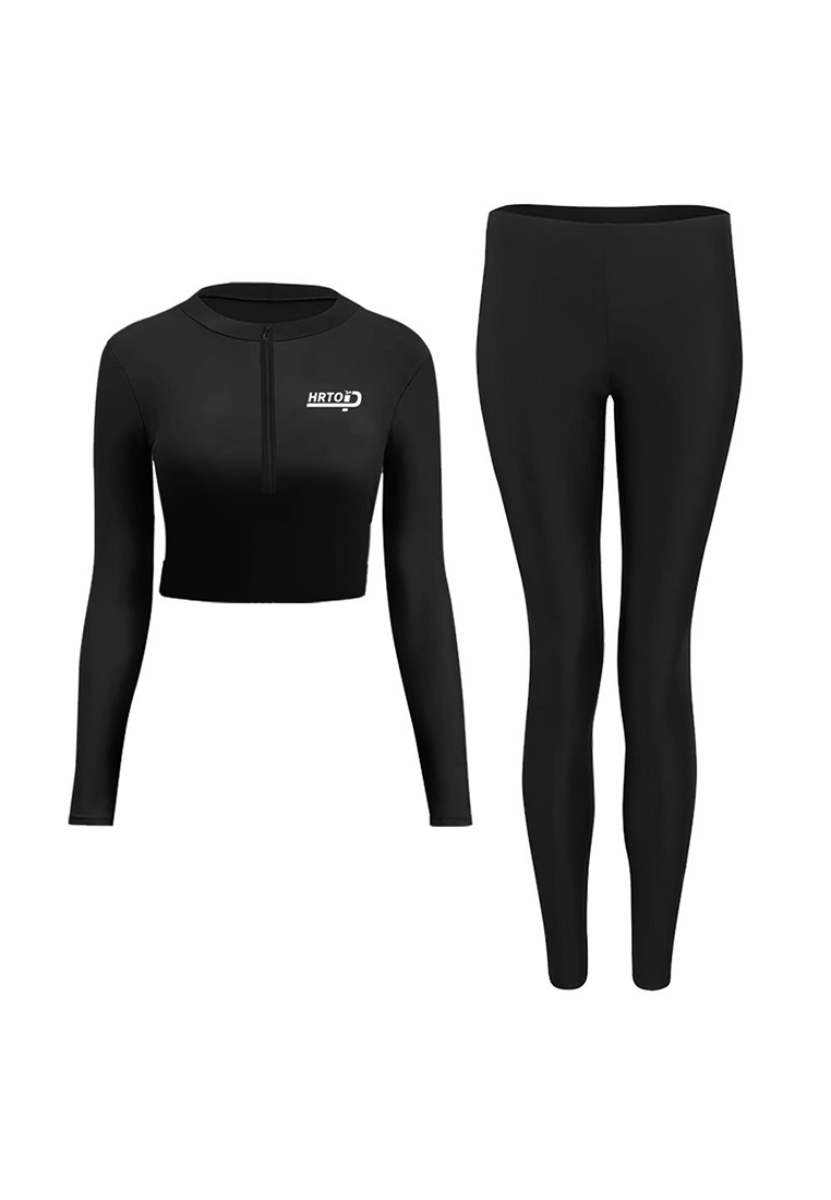 Sunscreen quick-drying high-waisted swimsuit set CA24032164BE