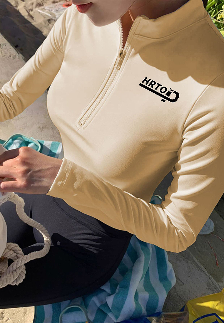 Sunscreen quick-drying high-waisted swimsuit set CA24032164BE