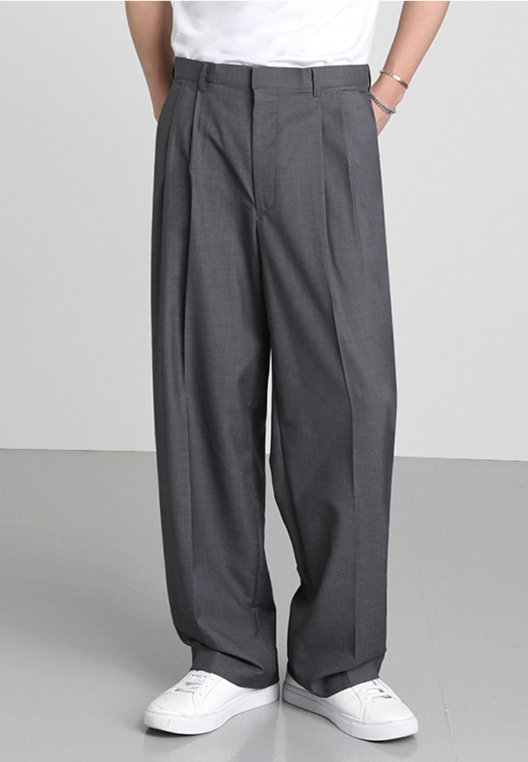 Men's Summer Wide Leg Small Western Pants CA24051466GY