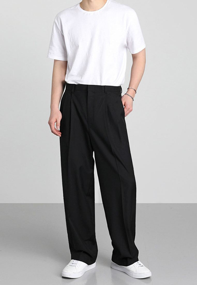 Men's Summer Wide Leg Small Western Pants CA24051466GY