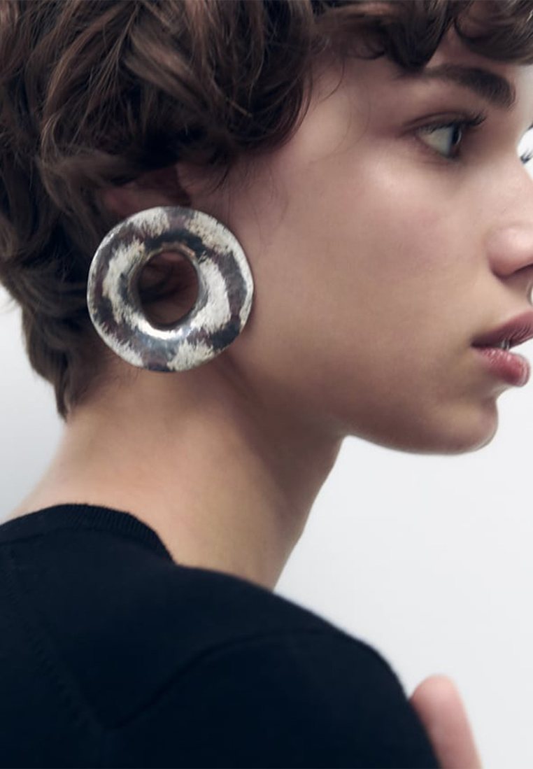 European and American Retro Exaggerated Large Circle Earrings CA25052368-1