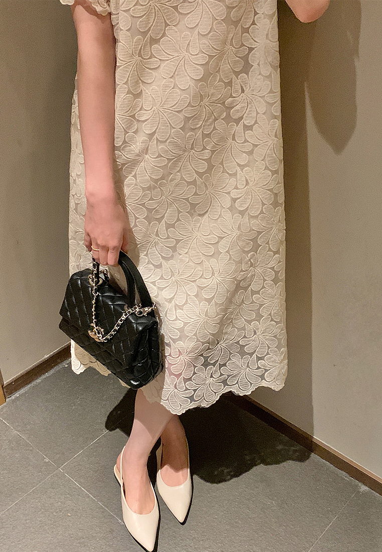 2024 Printed Loose Lace Dress CA24041068BE