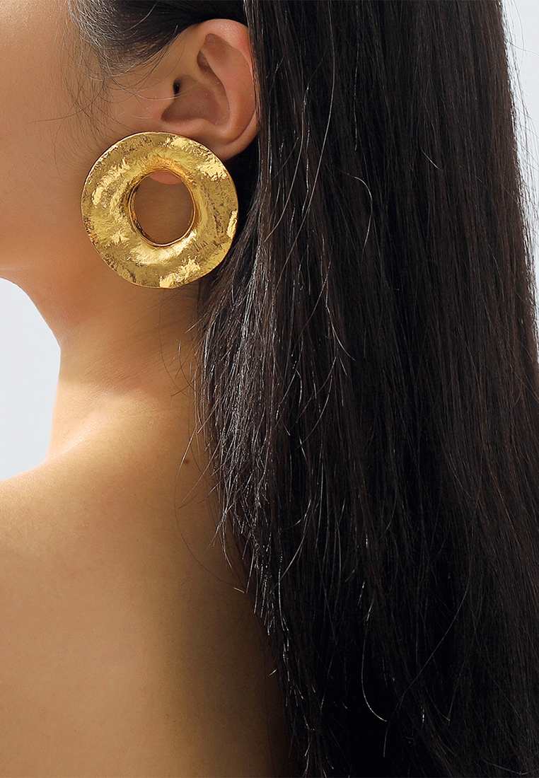 European and American Retro Exaggerated Large Circle Earrings CA25052368-1