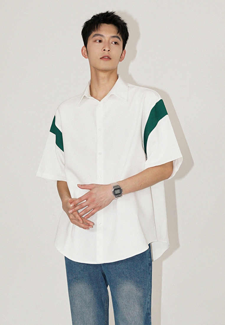 Men's summer ice silk short-sleeved shirt CA24051469GR