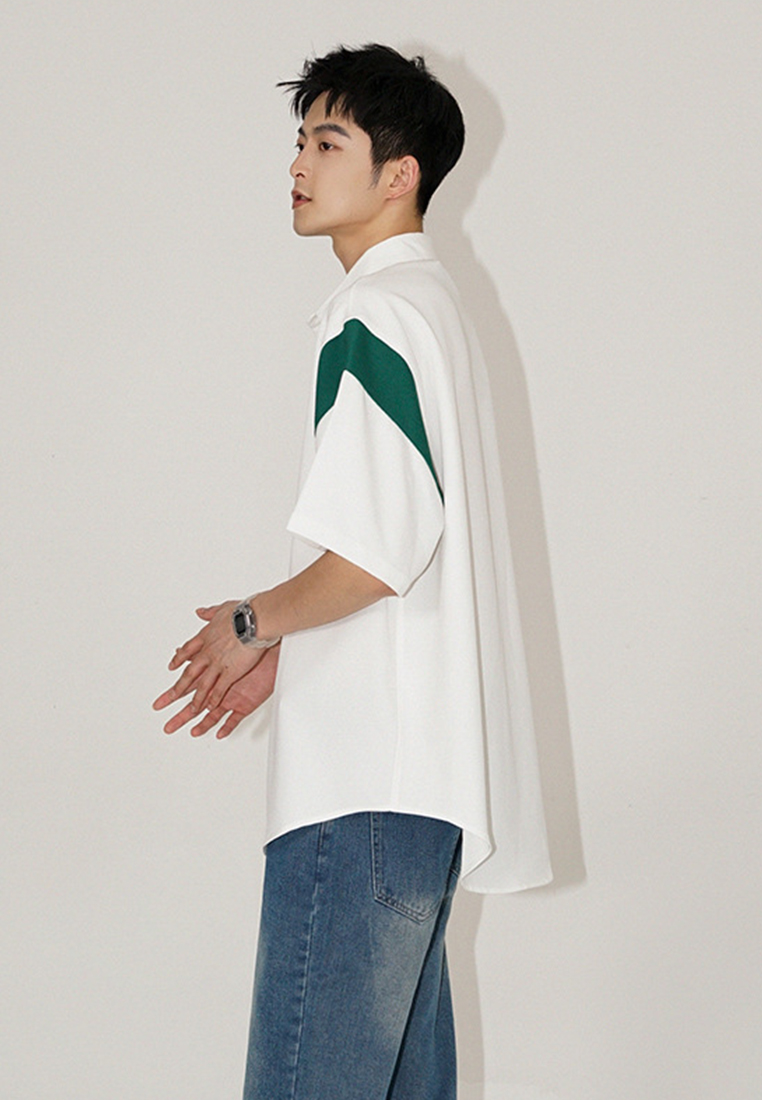 Men's summer ice silk short-sleeved shirt CA24051469GR