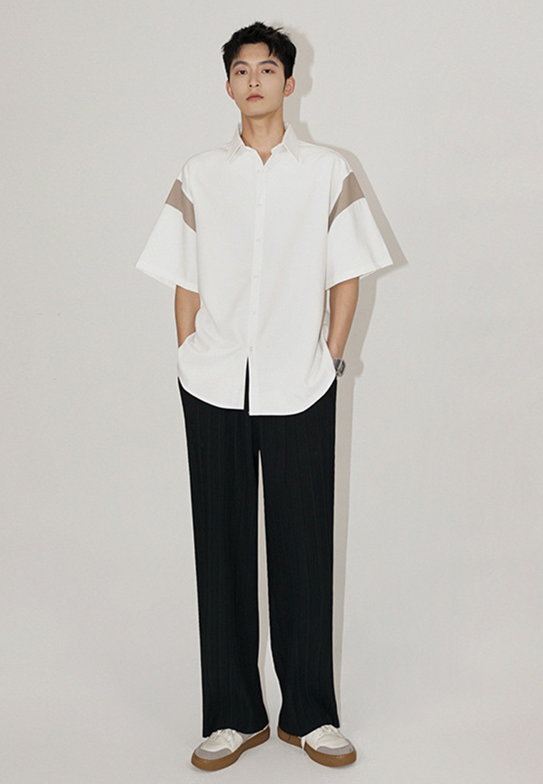 Men's summer ice silk short-sleeved shirt CA24051469GR