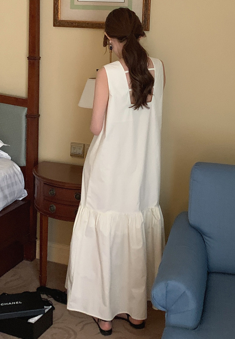 2024 French Loose Sleeveless Dress CA24041069BK