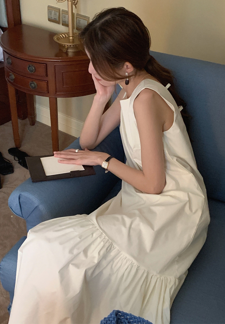 2024 French Loose Sleeveless Dress CA24041069BK