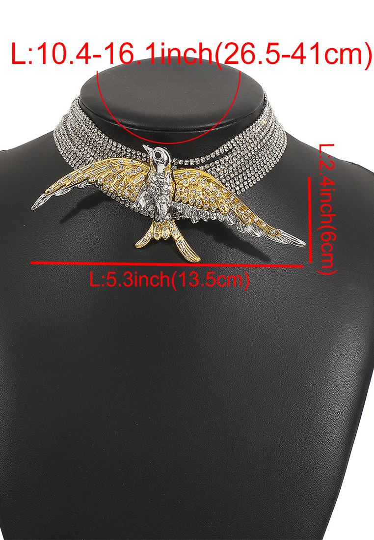 European and American multi-layered diamond retro necklace CA25052369-1