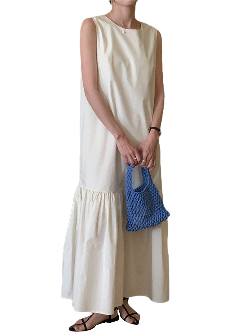 2024 French Loose Sleeveless Dress CA24041069BK