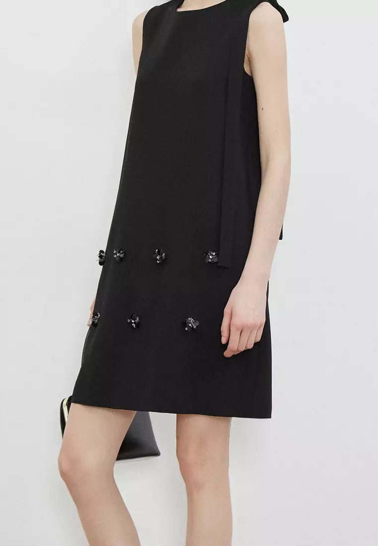 2024 Summer Elegant Round Neck Sleeveless Floating Strap Dress K052904YE